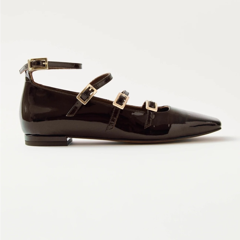 ALOHAS LUKE ONIX COFFEE BROWN BALLET FLATS